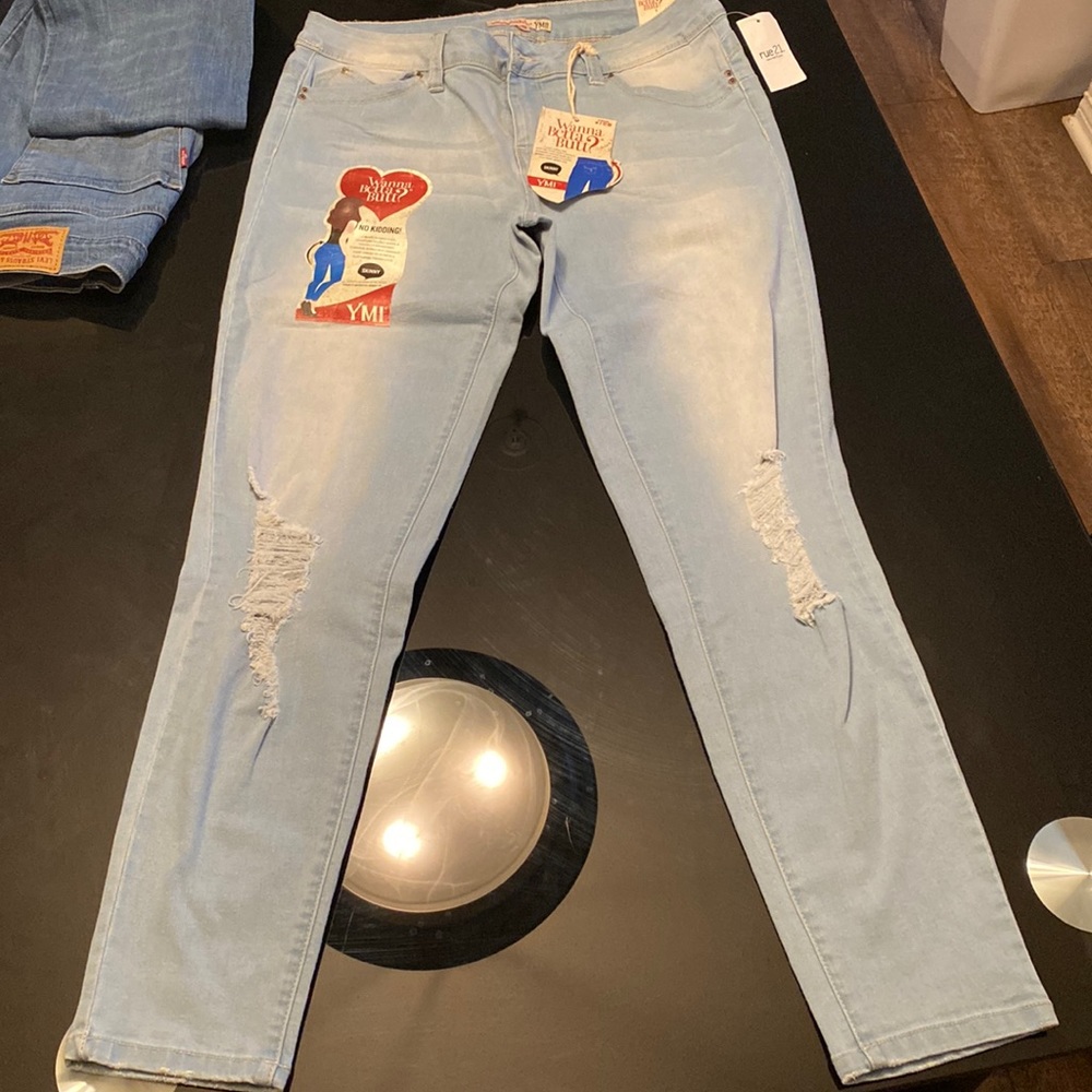 Light blue jeans